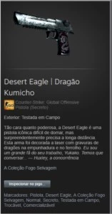 Desert Eagle | Dragão Kumicho FT - Counter Strike CS