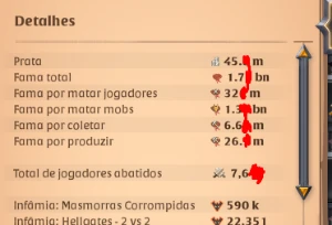 Conta Na 1.7Bn Main Metamorfo Foco Em Pvp E Coleta - Albion Online