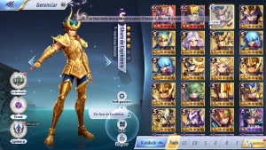 Saint seiya Awakening com mais de 3300 Gemas Avançadas SSA