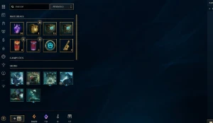 Conta League of legends, 103 skins Com prestigio , Ouro 1 