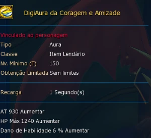 LA Omega - Conta 160 acessórios endgame para recomeçar! - Digimon Masters Online DMO