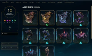 Conta Lol Ouro, 52 Skins, 2 Lendárias, 36K Ea, Honra 5 - League of Legends