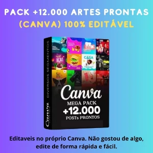 +De 12000 Artes No Canva - Serviços Digitais