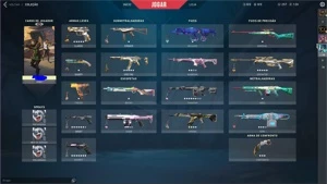 Conta de Valorant com skins champions 2021