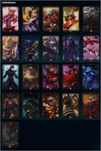 Conta do lol para colecionador - League of Legends