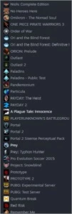 CONTA STEAM 302 JOGOS, 411 DLC’S