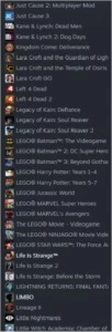 CONTA STEAM 302 JOGOS, 411 DLC’S