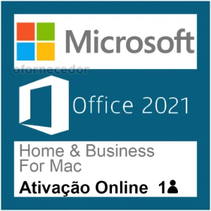 Microsoft Office 2021 Home & Business - Licença para Mac - Softwares e Licenças