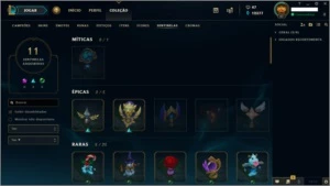 Conta Unrankead / Muitas Skins - League of Legends LOL