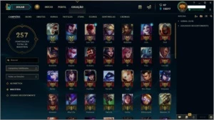 Conta Unrankead / Muitas Skins - League of Legends LOL
