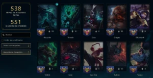 Conta LOL RARA / Full Champions / 408 Skins / Jinx Fragmenta - League of Legends