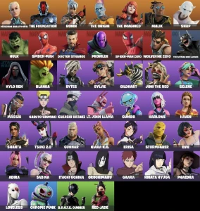 Fortnite Conta Com 46 Skins + 2600 Vbucks