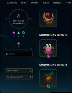 Conta gold 2 - League of Legends LOL