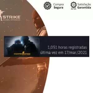 ✅Conta Com 1K/5K/7K/10K De Horas De Cs:Go + Acesso Email✅