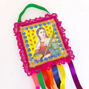 Quadrinho Caipira Santa Luzia - Artesanato e Personalizados