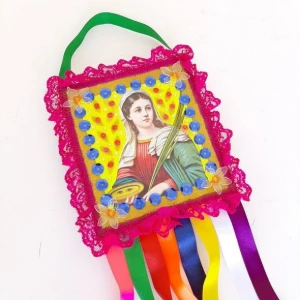 Quadrinho Caipira Santa Luzia - Artesanato e Personalizados