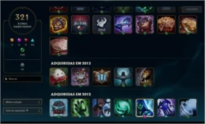 Conta rara do lol, Icones raros, sentinela rara e skin. - League of Legends