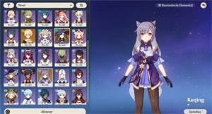 Conta Genshin Impact! AR 56 ,10 5* +2 armas 5*