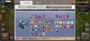 CV 13 CLASH OF CLANS COM 6 CONSTRUTORES COM MUROS FULL