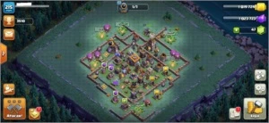 CV 13 CLASH OF CLANS COM 6 CONSTRUTORES COM MUROS FULL