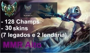 Conta League Of Legends Platina III LOL