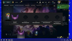 Conta lol Smurf mestre 200pdl 70% Win Rate - League of Legends