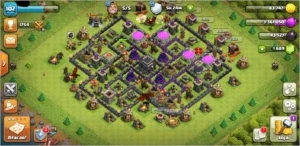 Conta Clans of Clans CV 9 - Clash of Clans