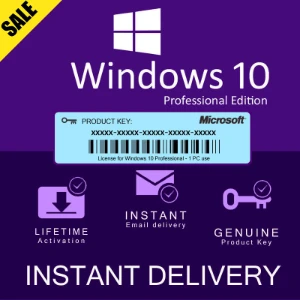 Microsoft Windows 10 Pro - Licença Vitalícia e Original - Softwares e Licenças