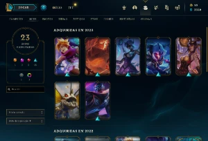 Conta LOL Ouro 2 + 37 Champs - League of Legends