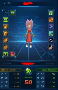 Conta Fang Shin 139% - Ladmo Omega - Digimon Masters Online