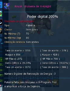 Conta Fang Shin 139% - Ladmo Omega - Digimon Masters Online