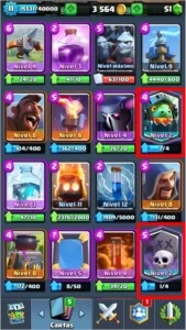 CLASH ROYALE - LVL 11 - TODAS LENDÁRIAS