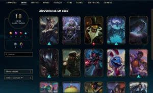 Conta League Of Legends Platina 4 Smurf LOL