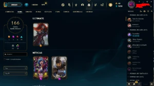 Conta Platina 4 League of Legends LOL