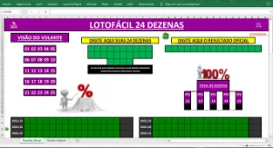 Planilhas Premium para Mega-sena, Lotofácil  E  Quina - Outros