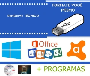 Pendrive Técnico + Programas 2022 Pack - Softwares e Licenças