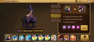 Summoners War Reroll Dark Beast Rider (Xiana)