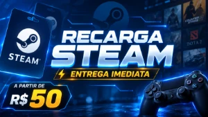 Recarga Steam [R$ 50] - Entrega Imediata - Cartão Presente - Outros