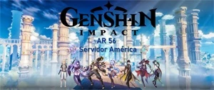 Conta Endgame Genshin Impact AR 56 com 9 T5