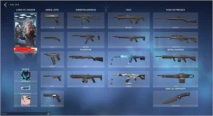 Conta com Skin de Vandal e Phantom - Valorant