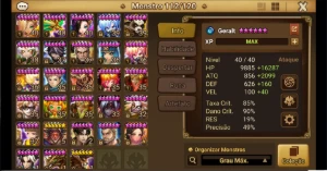 Conta Giana Summoners War LD Ultralate game