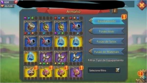 Conta t4 200m de poder 4.6m tropas e tomos(vide descrição) - Lords Mobile
