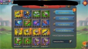 Conta t4 200m de poder 4.6m tropas e tomos(vide descrição) - Lords Mobile
