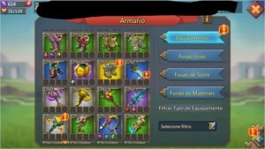 Conta t4 200m de poder 4.6m tropas e tomos(vide descrição) - Lords Mobile