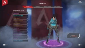 CONTA APEX - HERANÇA WRAITH - E ALGUMAS SKINS - Apex Legends