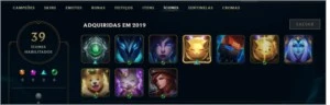 Conta LOL Unraked - Ex Platina 82% Winrate - League of Legends