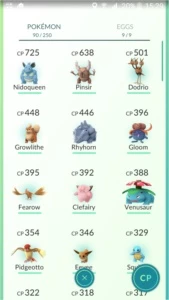 10 Pokemons diferentes na sua conta - Pokémon