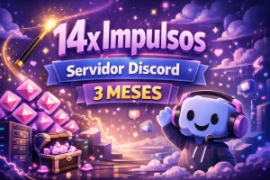 🪄14x Impulsos | Servidor Discord | 3 mês