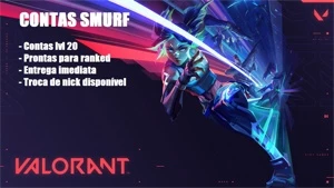 Contas Smurf de Valorant, Prontas para Competitivo
