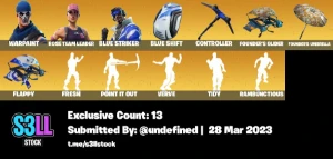 Conta Fortnite Capitulo 1 +100K De Vbucks Gasto - 1056 Itens